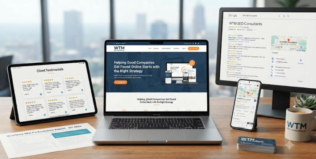 Professional website and Google Business Profile helping customers trust a business online.