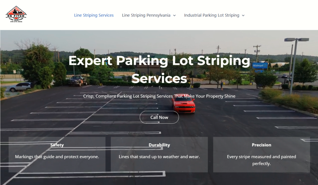 Parking Lot Line Striping